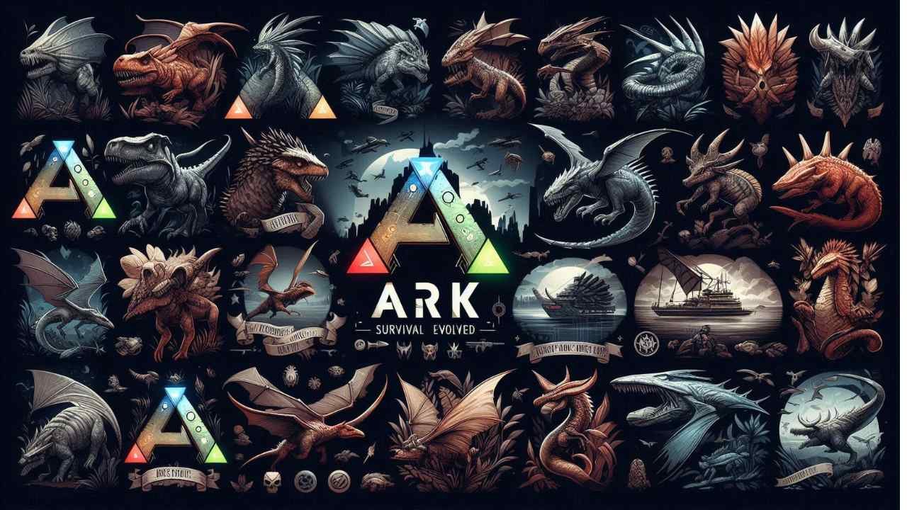 Ark: Survival Evolved (2017) Game Icons Banners