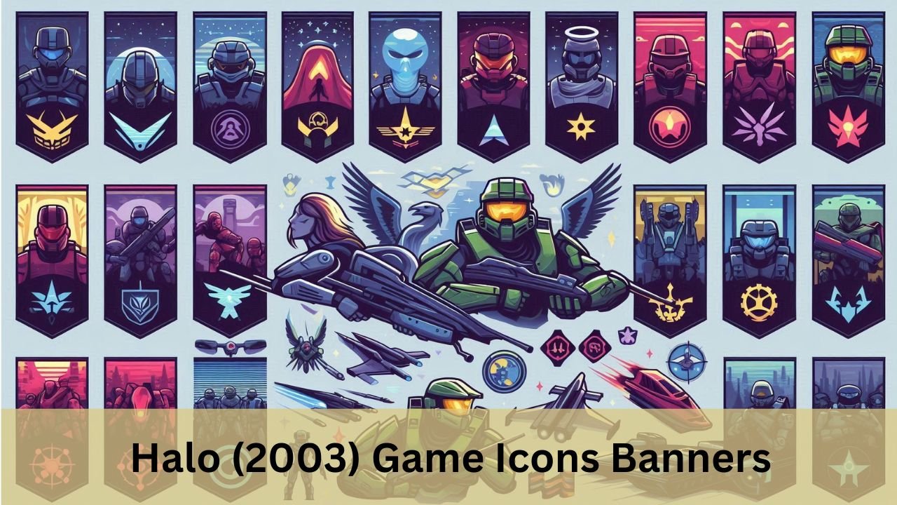 The Magic Of Halo (2003) Game Icons Banners